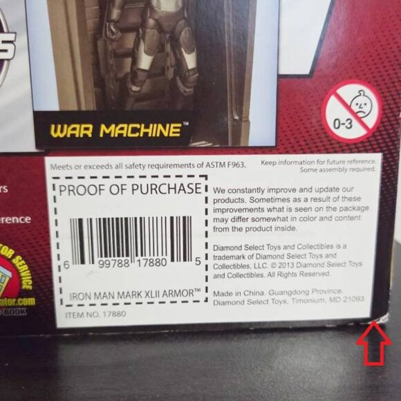 Iron Man Armor Action Figure Iron Man 3 Mark 42 Diamond Marvel Select - Picture 8 of 11